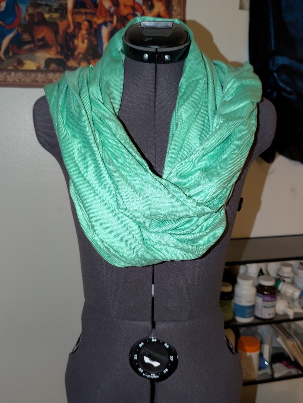 Elegant Green Scarf